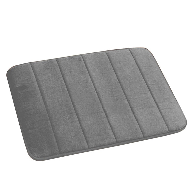 Home Bath Mat Coral Fleece Bathroom Toilet Floor Mat