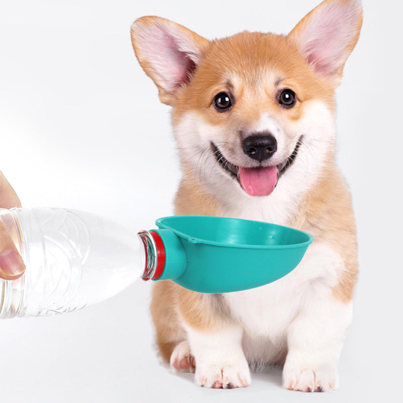 Portable Dog Drinking Bowl Outdoor Water Feeding Pet